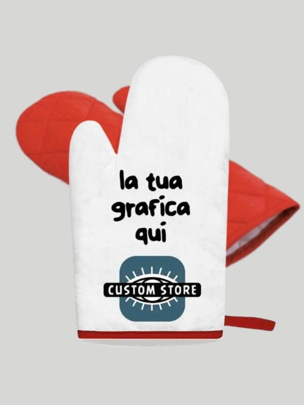 Guanto Forno Rosso