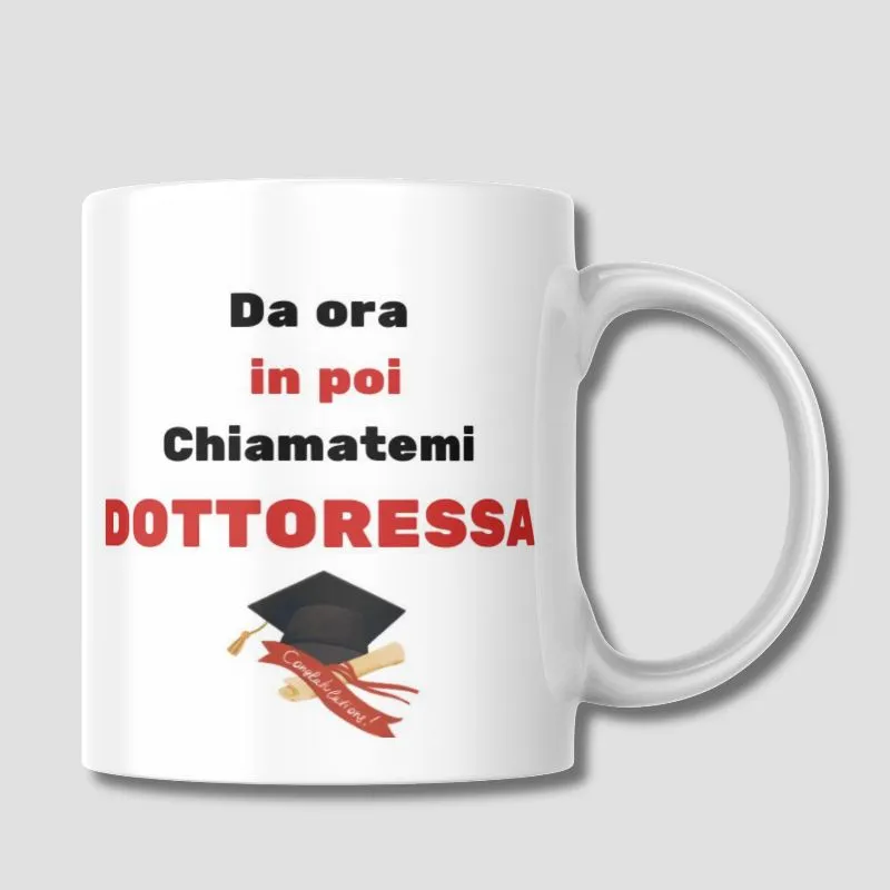 Tazza in ceramica bianca